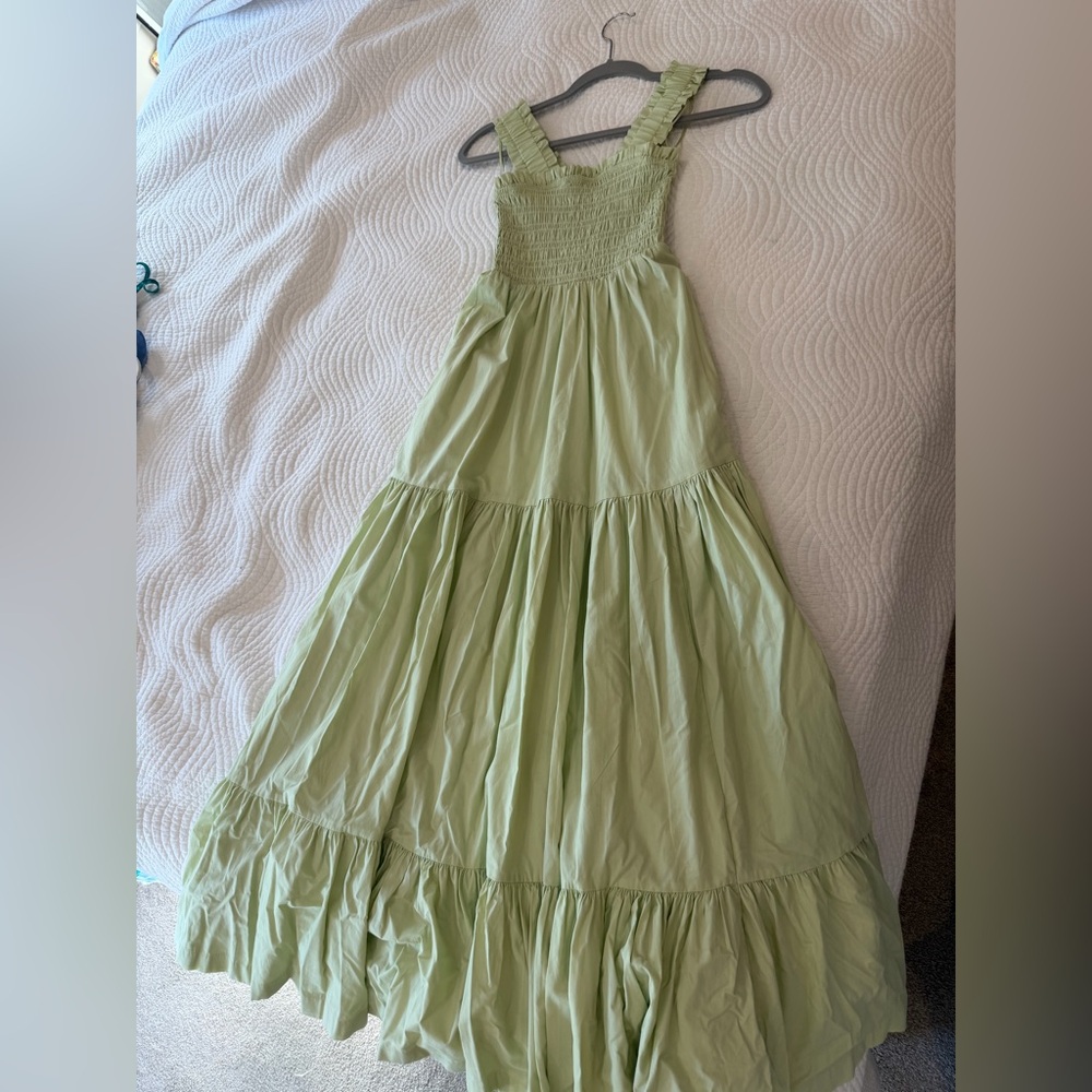 Abercrombie & Fitch Sage Green Maxi Dress